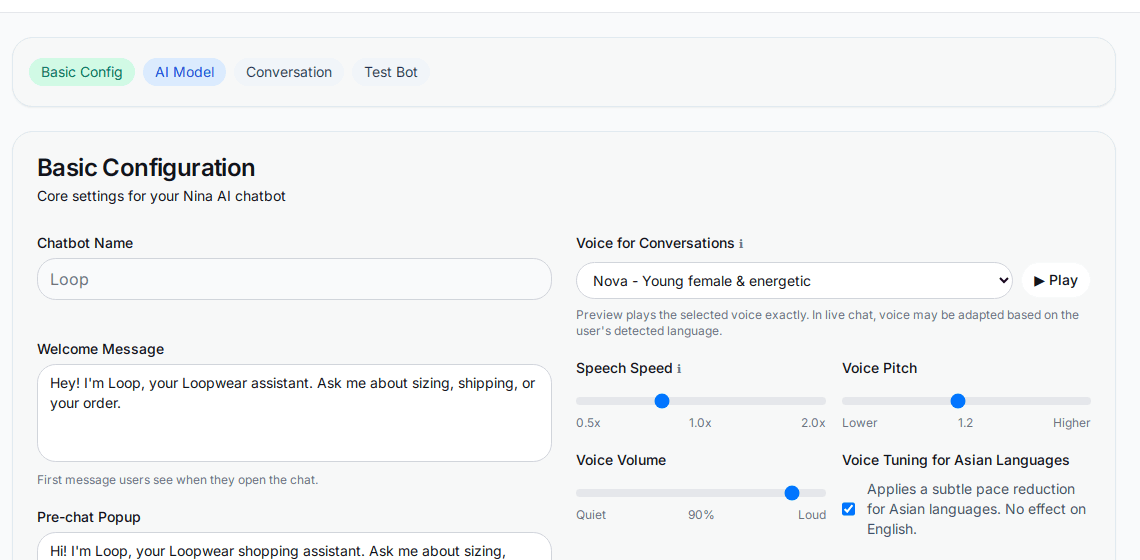 ARAM mandate and bot settings screenshot